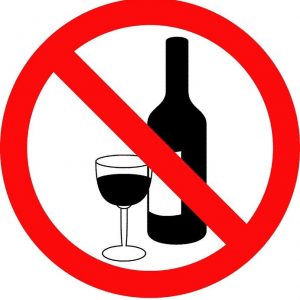 interdiction consommation d'alcool